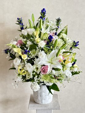 法要用アレンジメント｜「西冨花園」　（大阪府池田市の花キューピット加盟店 花屋）のブログ