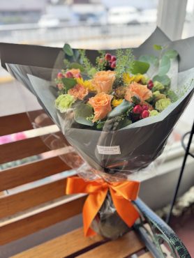 お誕生日花束｜「西冨花園」　（大阪府池田市の花キューピット加盟店 花屋）のブログ