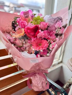 バルーン入り卒業式花束|「西冨花園」　（大阪府池田市の花屋）のブログ