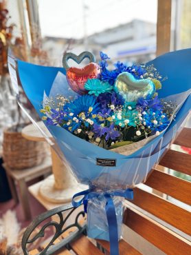 担任の先生への感謝の花束（バルーン入り６）｜「西冨花園」　（大阪府池田市の花キューピット加盟店 花屋）のブログ